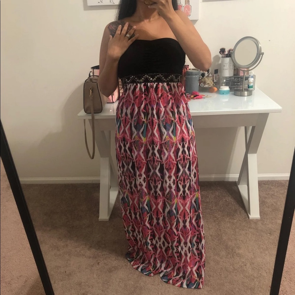 BEBE maxi dress